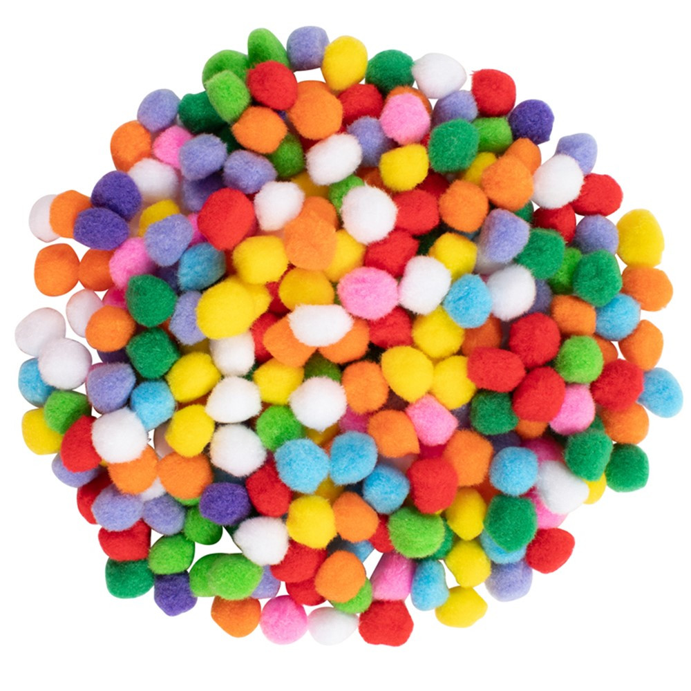 Pom Poms - Set of 240 - CTUCE10013 | Learning Advantage | Craft Puffs