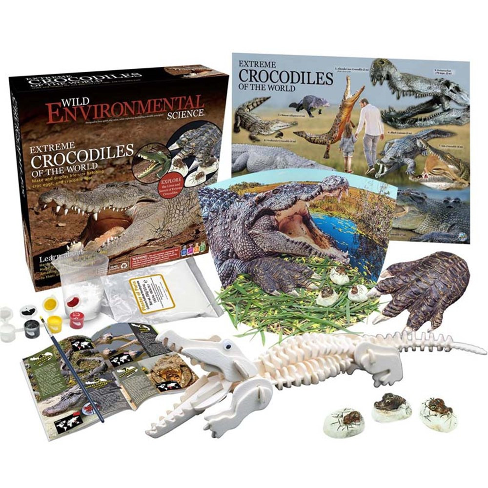 Extreme Science Kit, Crocodiles of the World - CTUWES946 | Learning Advantage | Animal Studies