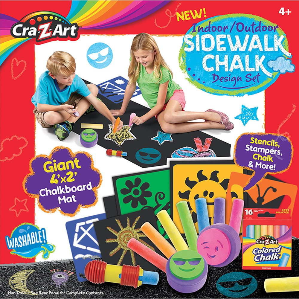 20 Pack Colored Chalk Sidewalk Chalk Outdoor Dustless Washable for  Chalkboard
