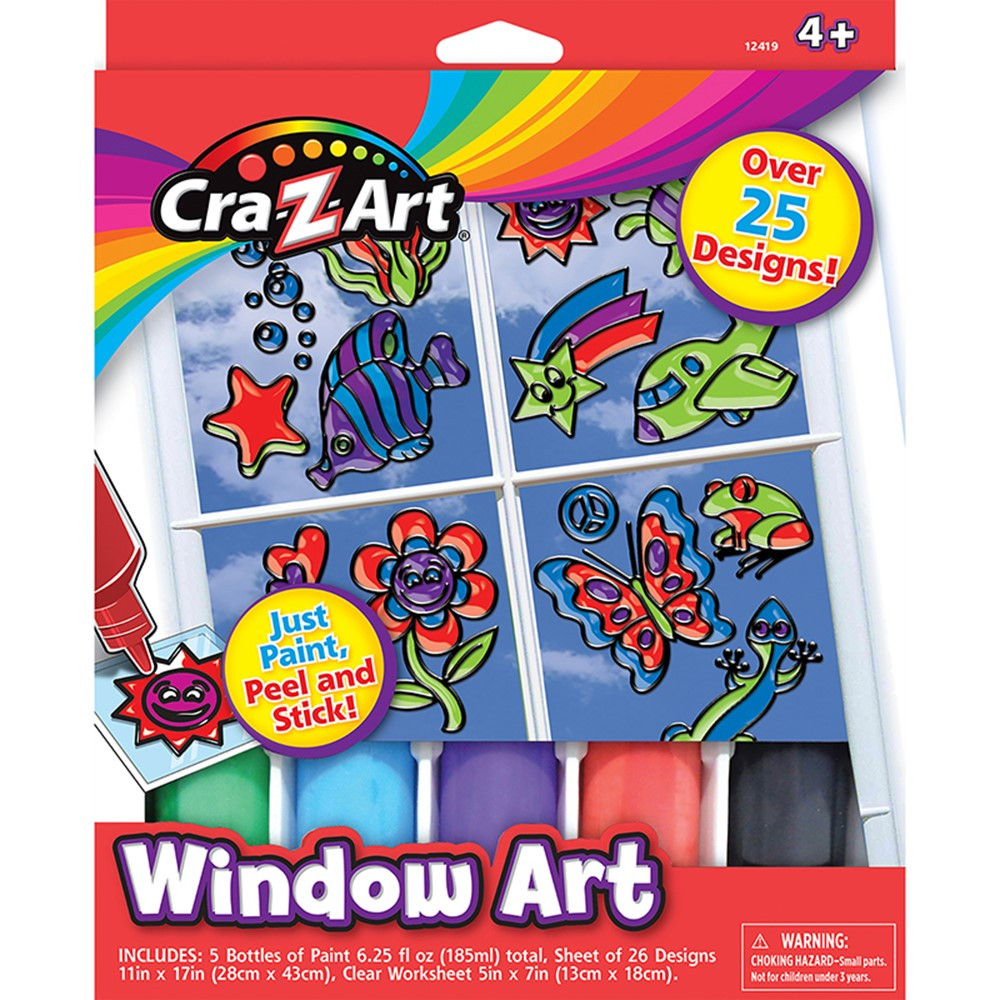 Window Art Set - CZA124194 | Larose Industries Llc | Art & Craft Kits