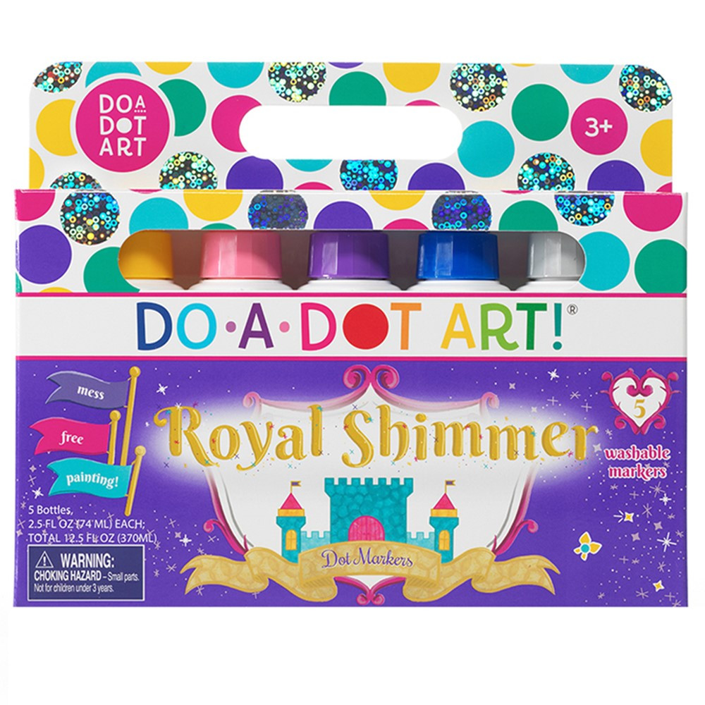 DAD104 - Do A Dot Art Shimmers 5 Pk Washable Washable 5 Pack in Markers