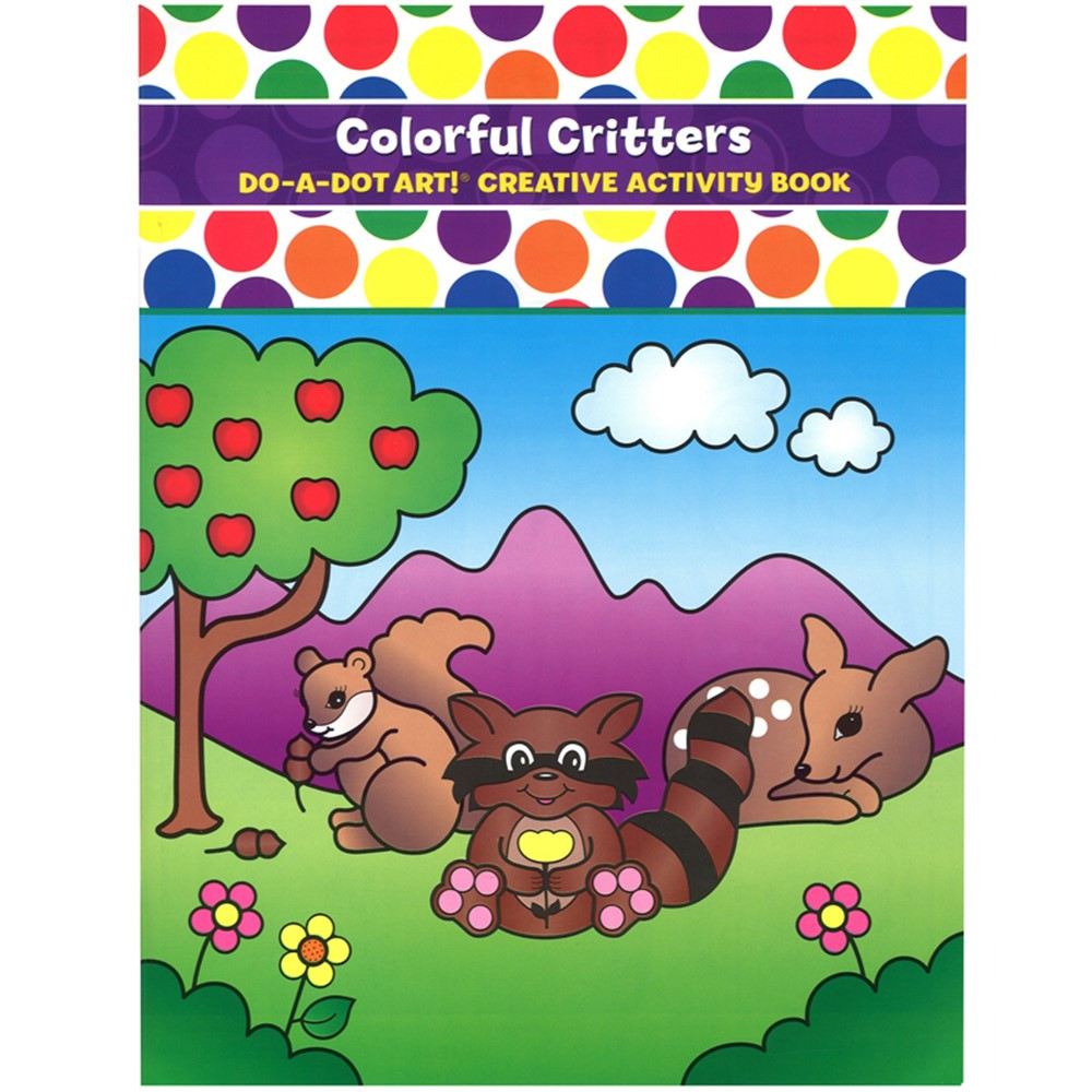 DADB360 - Colorful Critters Activity Book in Art Activity Books