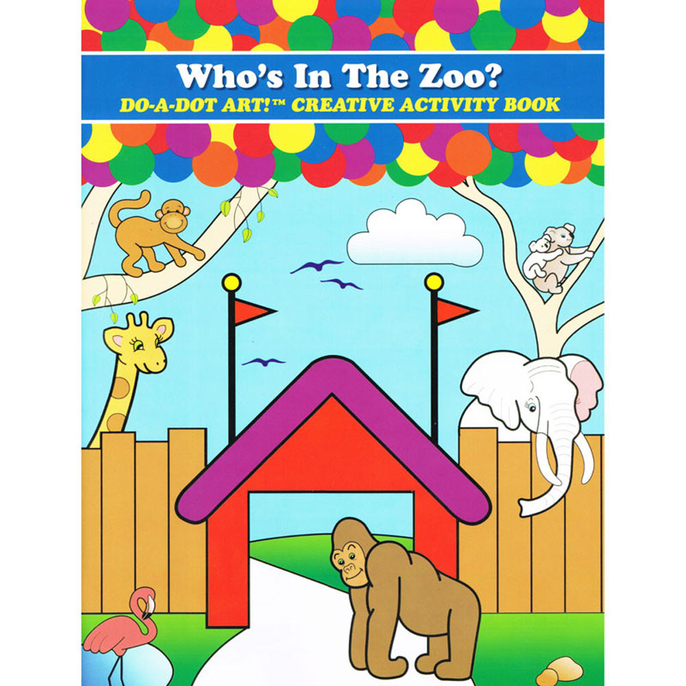 DADB371 - Zoo Animals Activity Book in Art Activity Books