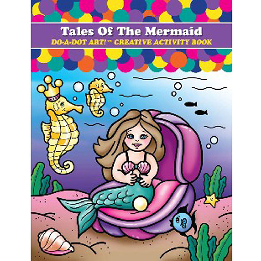 DADB378 - Tales Of The Mermaid Do-A-Dot Art Creative Activity Book in Art Activity Books