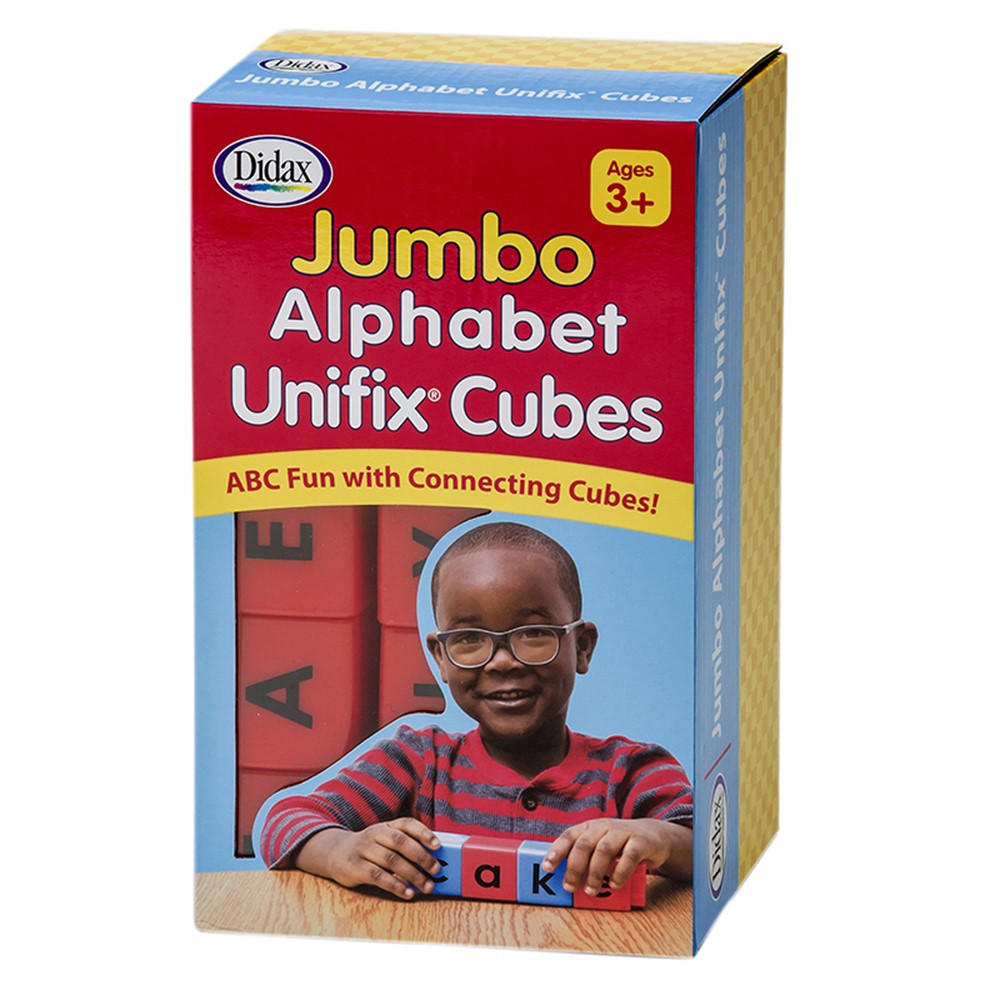 DD-211265 - Jumbo Alphabet Unifix Cubes in Letter Recognition