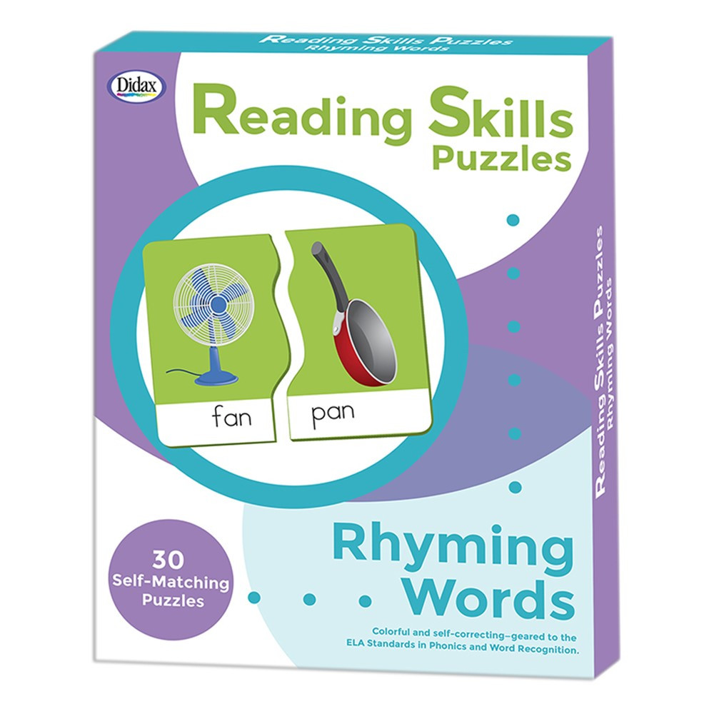 DD-211295 - Reading Skills Puzzle Rhyming Words in Word Skills