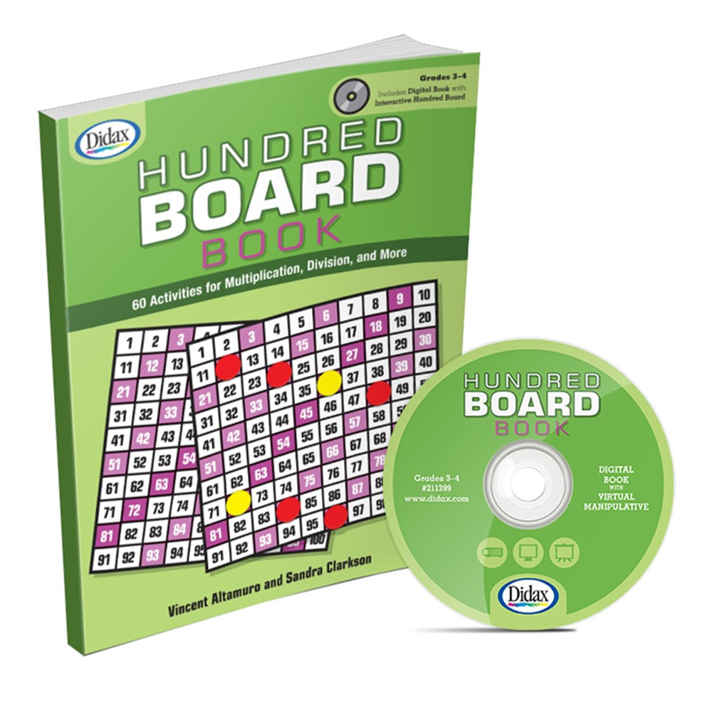 DD-211399 - Hundred Board Book Gr 3-4 in Skill Builders