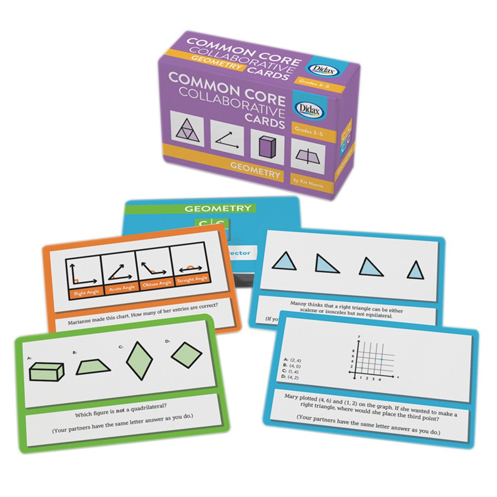 DD-211528 - Geometry Common Core Collaborative Cards in Geometry