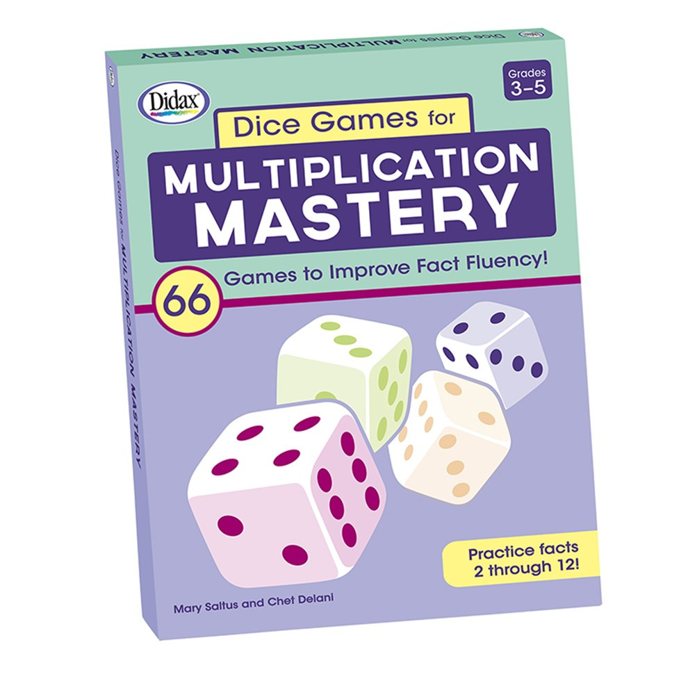 Dice Games for Multiplication Mastery - DD-211885 | Didax | Math