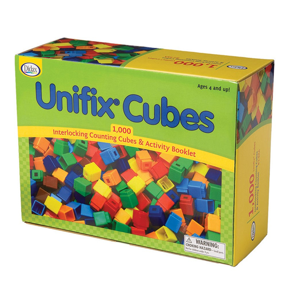 DD-2BKA - Unifix Cubes 1000 Asstd Colors in Unifix