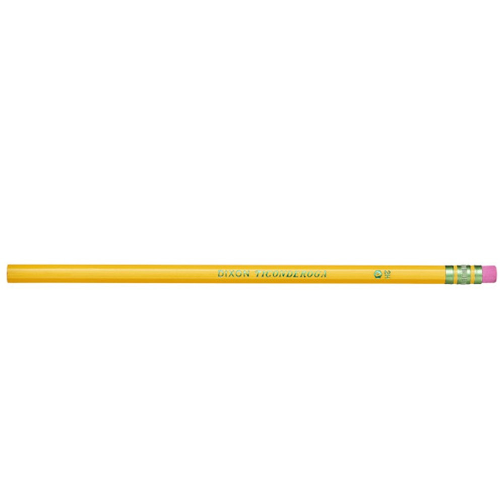 Original Ticonderoga Pencils, No. 4 Extra Hard Yellow, Unsharpened, Box of 12 - DIX13884 | Dixon Ticonderoga Company | Pencils & Accessories