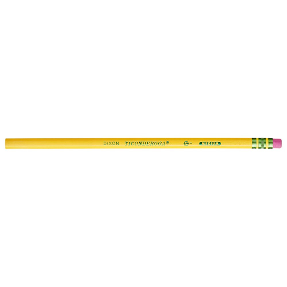 Original Ticonderoga Pencils, No. 2-1/2 Medium Yellow, Unsharpened, Box of 12 - DIX13885 | Dixon Ticonderoga Company | Pencils & Accessories