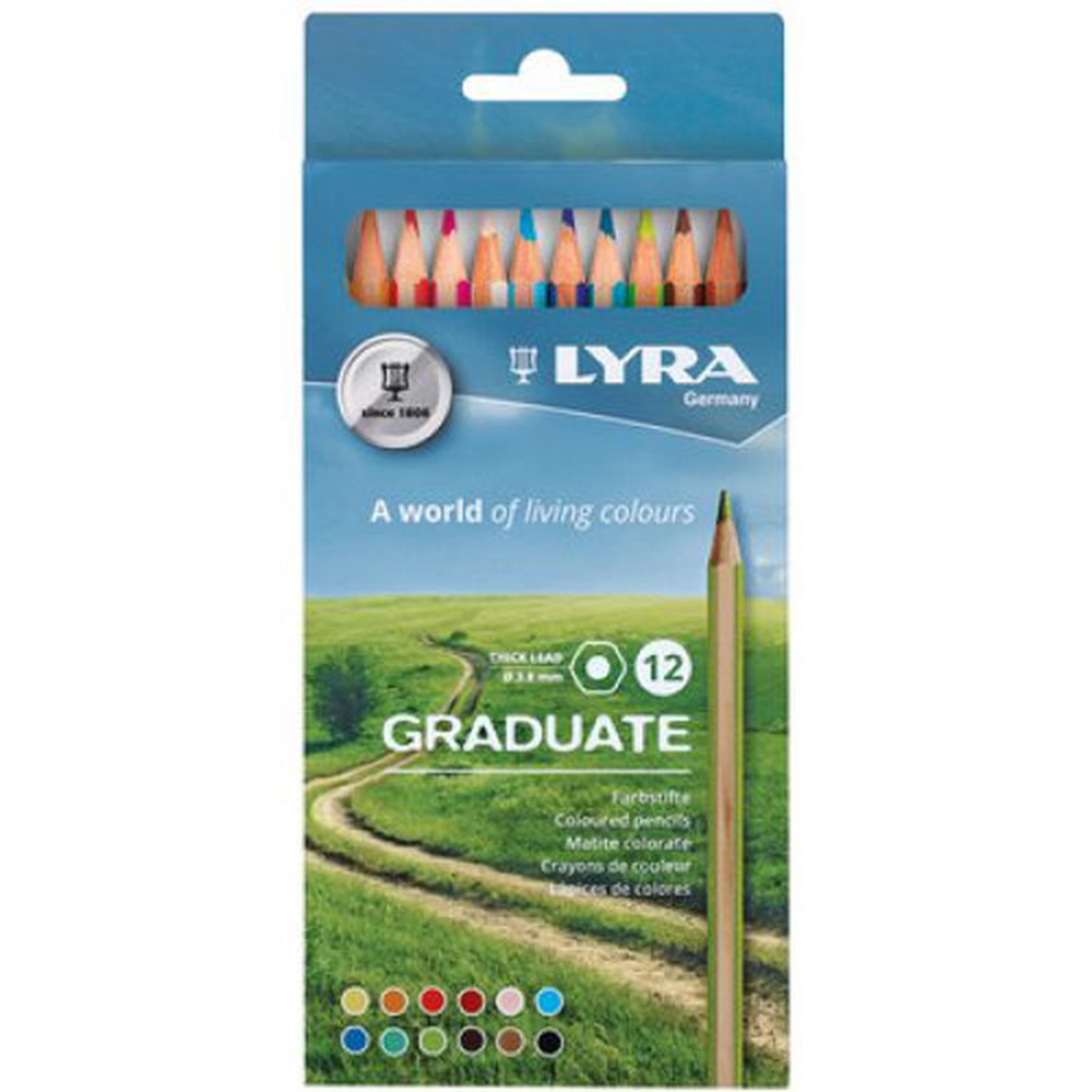 Graduate Colored Pencils, Cardboard Box of 12 - DIX2871121 | Dixon Ticonderoga Company | Colored Pencils