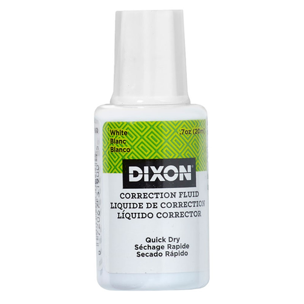 Correction Fluid, .7 oz., 1 Count - DIX31900 | Dixon Ticonderoga Company | Liquid Paper