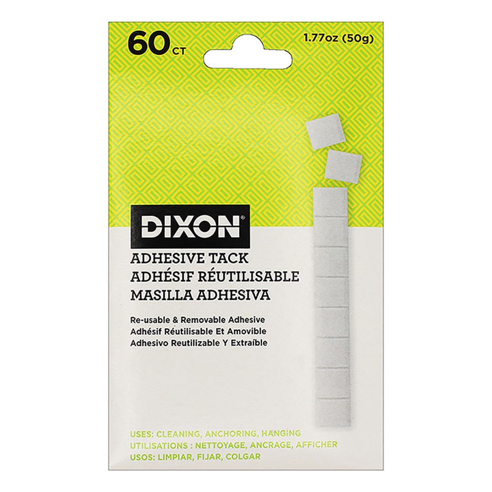 Adhesive Tack, 60 Count - DIX31951, Dixon Ticonderoga Company