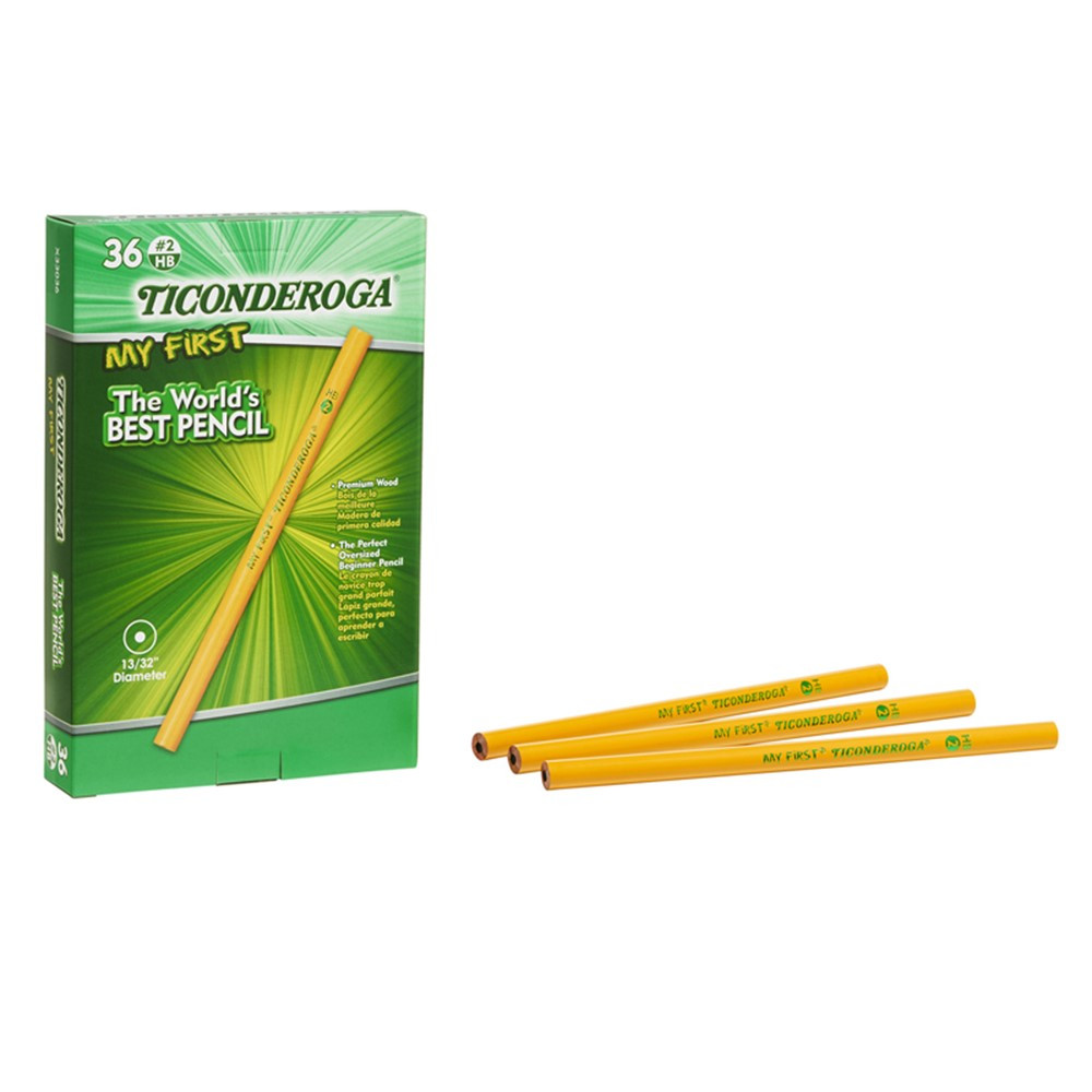 My First Ticonderoga Pencil without Eraser, 36 Count - DIX33036 | Dixon Ticonderoga Company | Pencils & Accessories