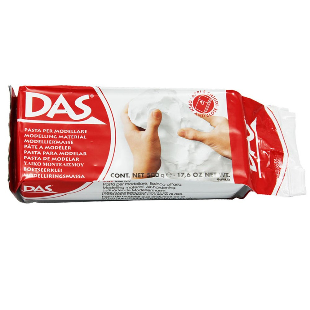 DIX387000 - Prang Das Air Hardening Modeling Clay 1.1 Lbs White in Clay & Clay Tools
