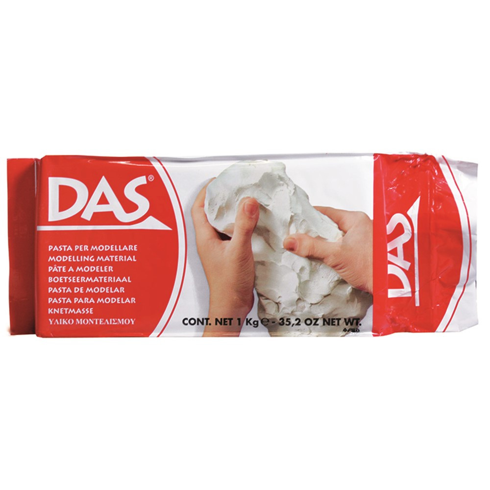DIX387500 - Prang Das Air Hardening Modeling Clay 2.2 Lb White in Clay & Clay Tools
