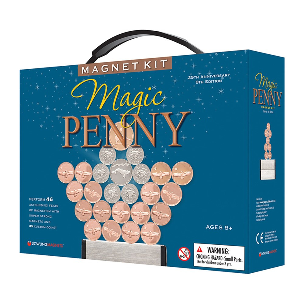 Dowling Magnets Magic Penny Magnet Kit 25th Anniversary Edition - DO-736550 | Dowling Magnets | Magnetism