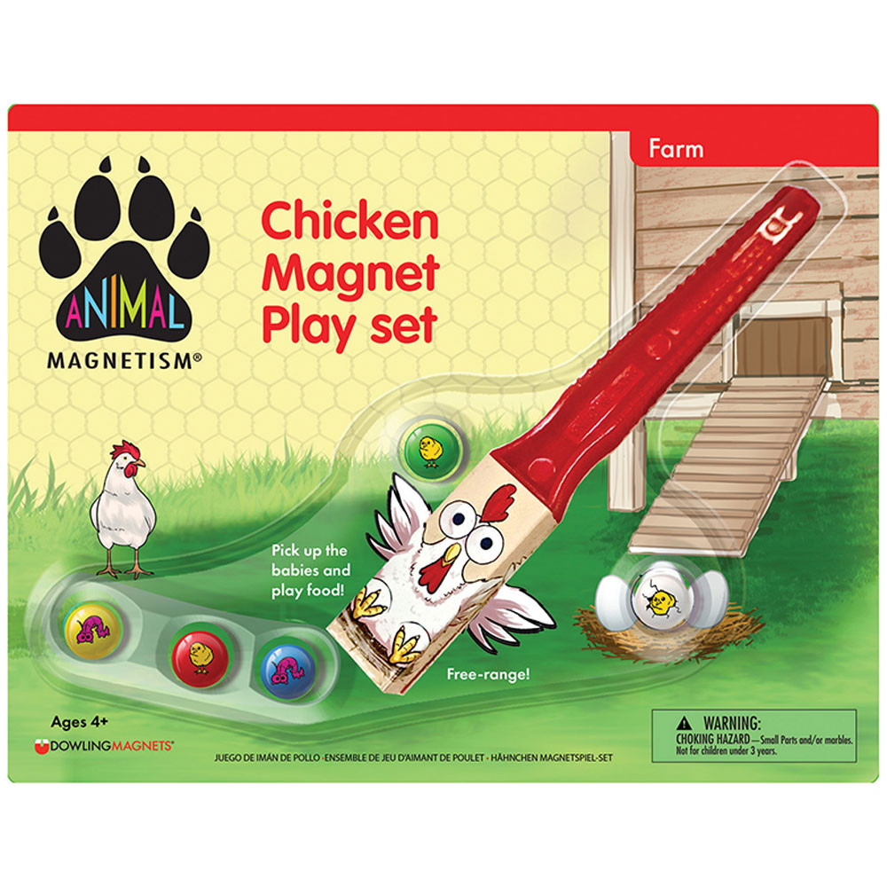 DO-736870 - Chicken Magnet Play Set Animal Magnetism in Magnetism