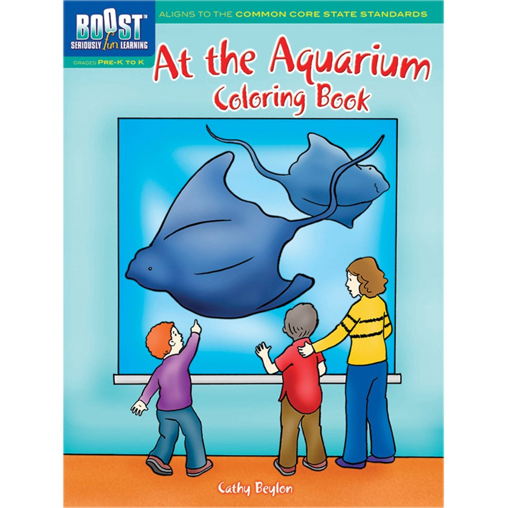 DP-493970 - Boost At The Aquarium Coloring Book Gr Pk-K in Art Activity Books