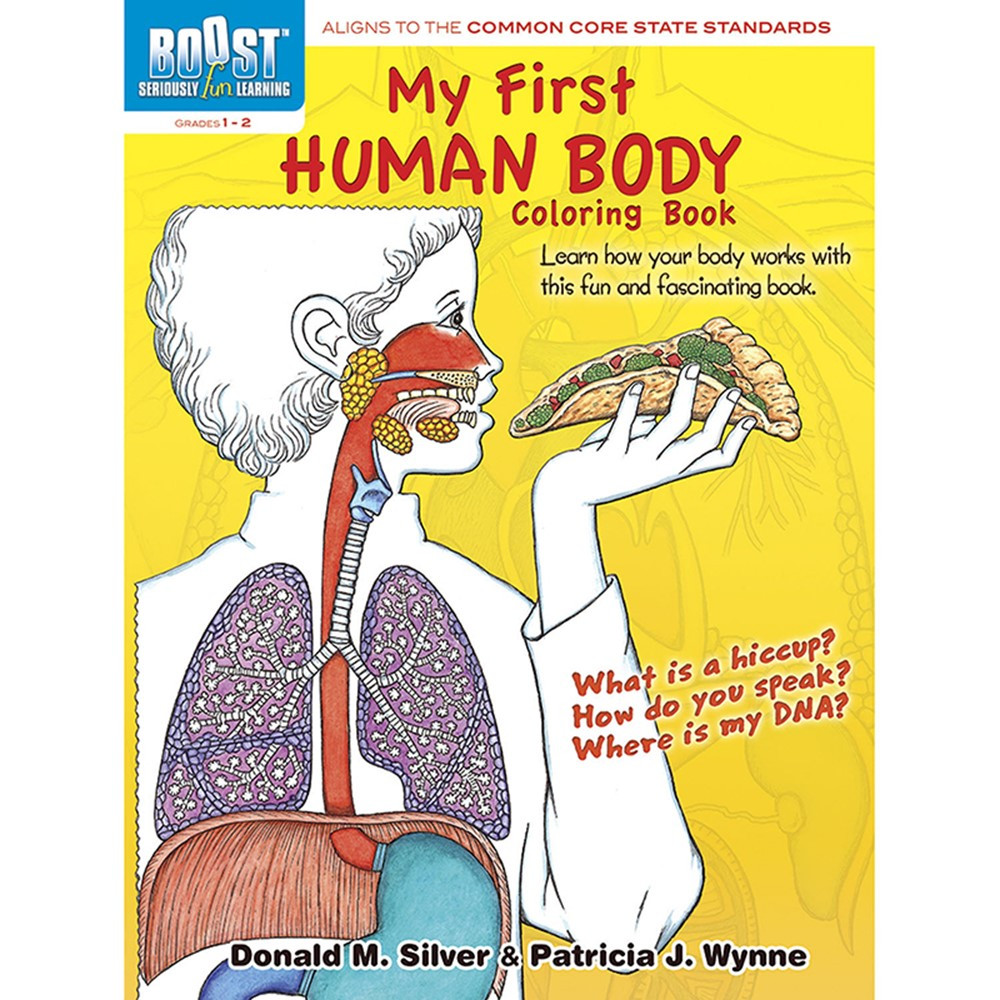 DP-494101 - Boost My First Human Body Coloring Book Gr 1-2 in Art Activity Books