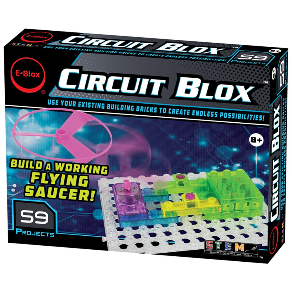 Circuit Blox Individual Set, 59 projects - EBLCB0002 | E-Blox Inc. | Blocks & Construction Play