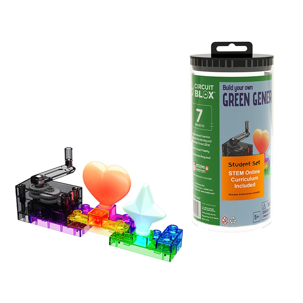Green Generator 7 Project Student Set - EBLCB1078SS | E-Blox Inc. | Activity Books & Kits