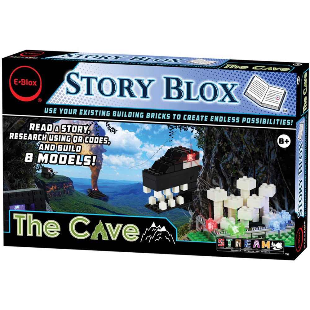 Story Blox - The Cave, Light-Up Building Blocks, 118 Pieces - EBLSB0132 | E-Blox Inc. | Blocks & Construction Play
