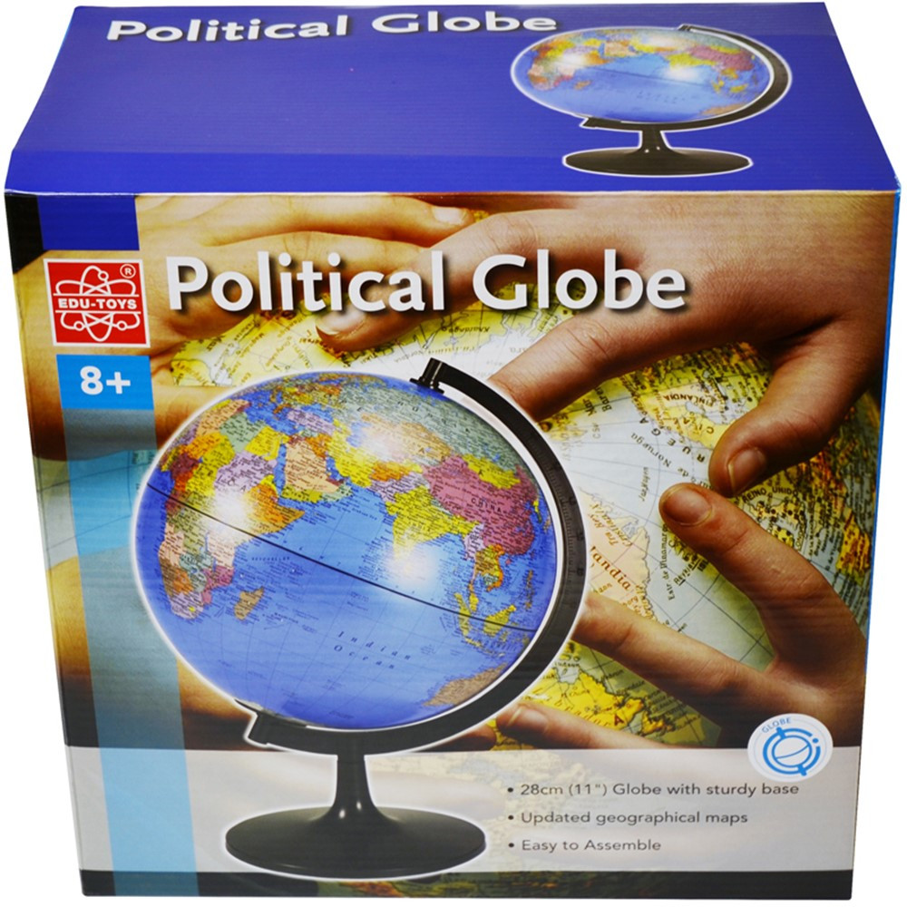EE-EDU36899 - 11In Desktop Political Globe in Globes