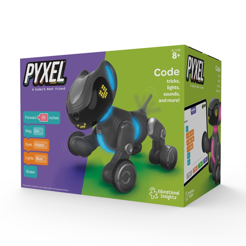 PYXEL Coding Robot by Educational Insights - Learn Blockly & Python