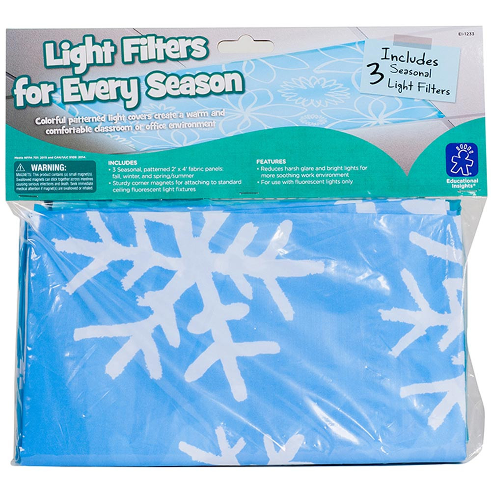 EI-1233 - Classroom Light Filters 3Pk For Every Season in Accessories