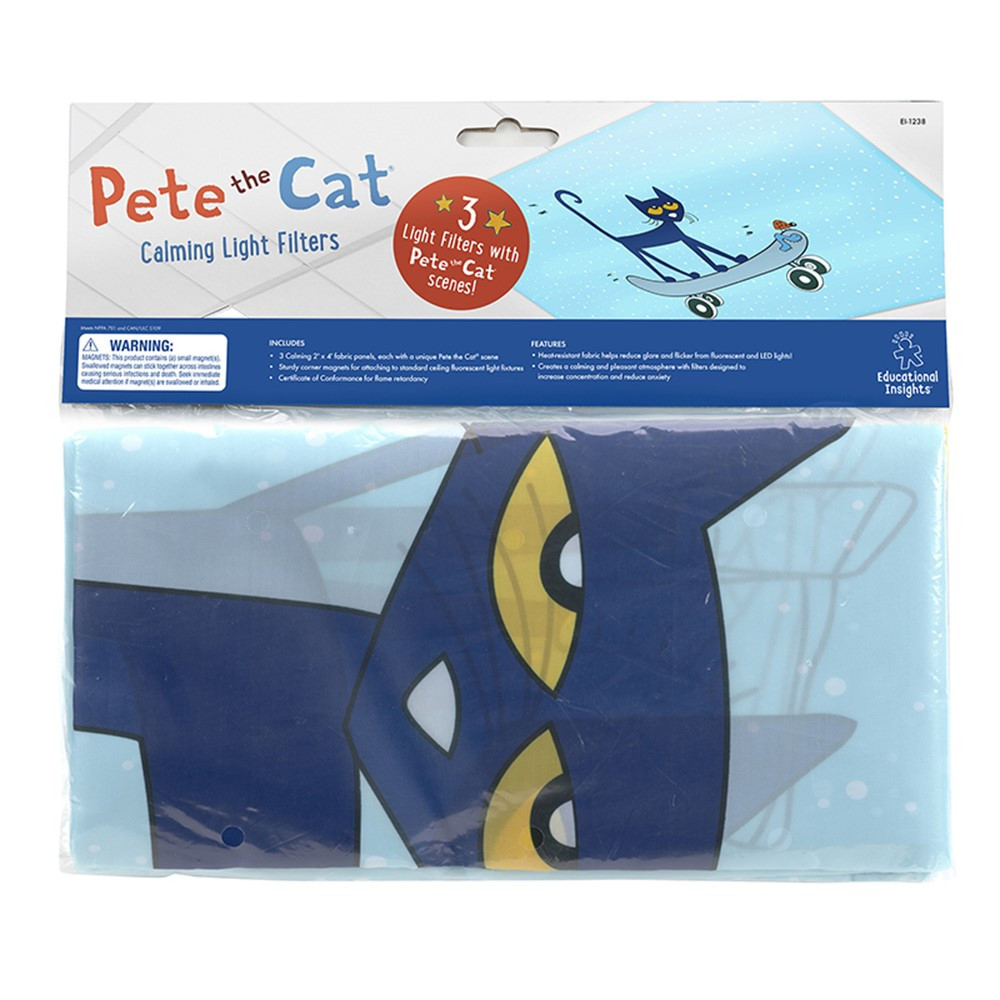 Pete the Cat Calming Light Filters, Pack of 3 - EI-1238 | Learning Resources | Accessories