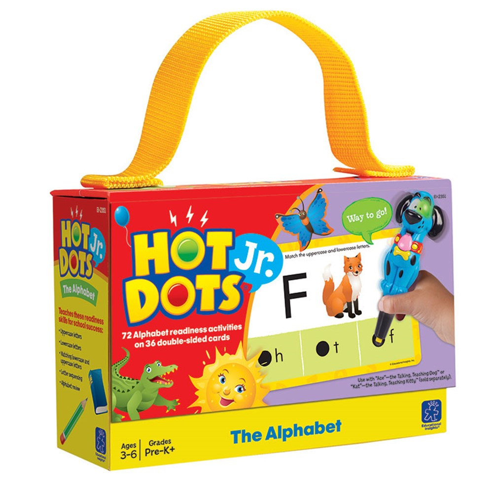 EI-2351 - Hot Dots Jr Cards The Alphabet in Hot Dots
