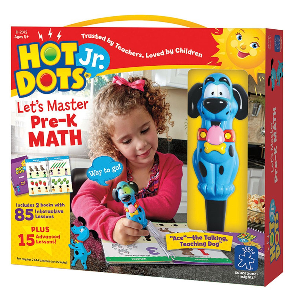EI-2372 - Hot Dots Jr Lets Master Math Gr Pk in Hot Dots