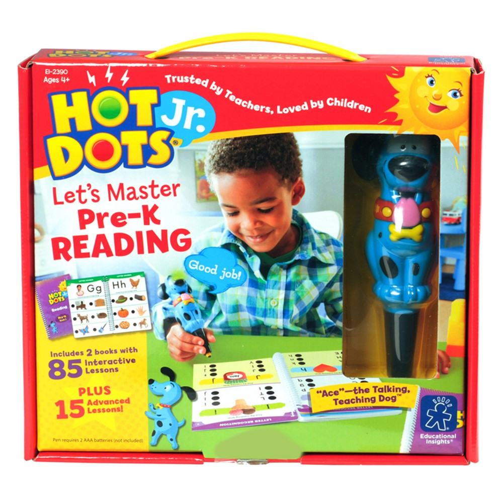 Learning Resources Hot Dots Jr Lets Master Reading 