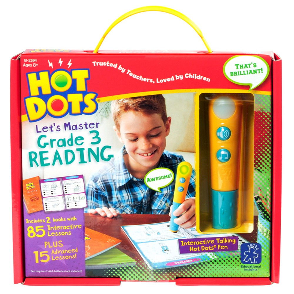 EI-2394 - Hot Dots Jr Lets Master Reading Gr 3 in Hot Dots