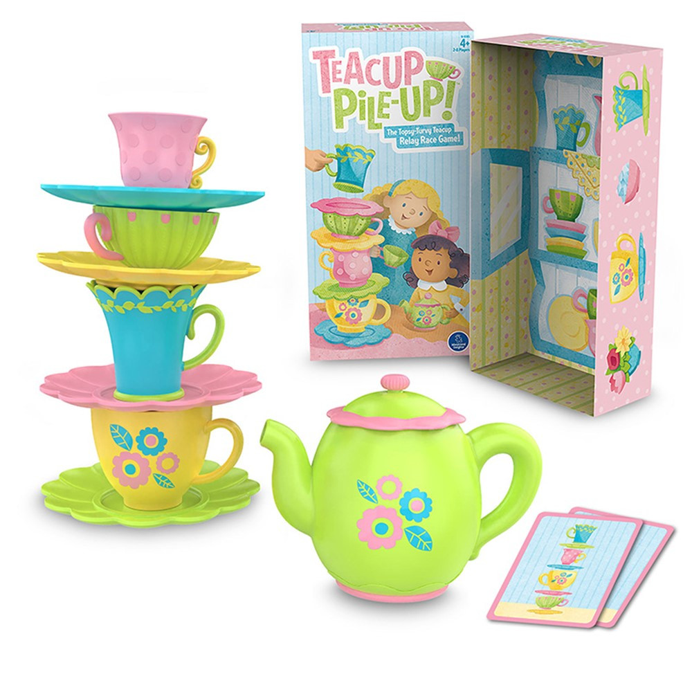 Teacup Pile-Up! - EI-3085 | Learning Resources | Games