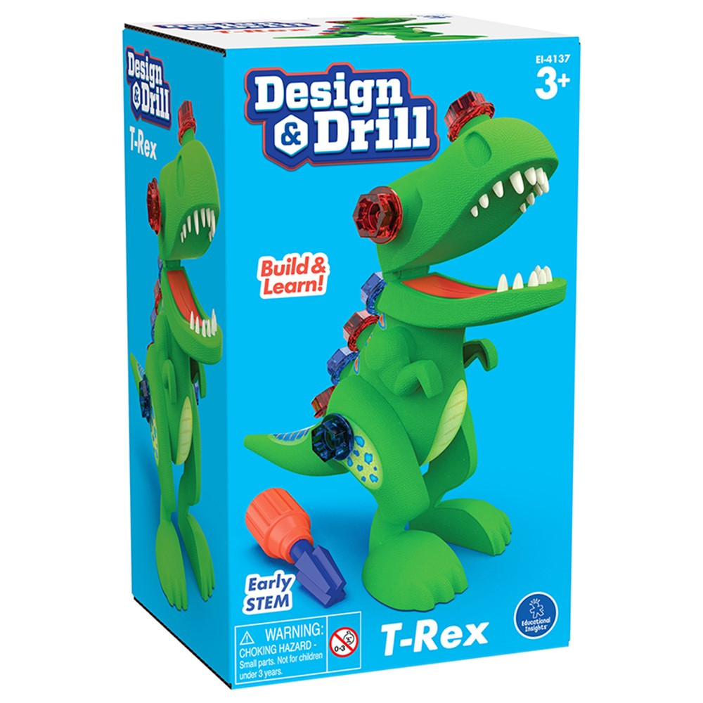 Design & Drill T-Rex - EI-4137 | Learning Resources | Pretend & Play