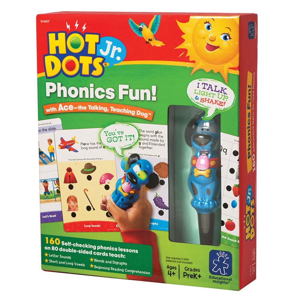 Hot Dots Jr Preschool Rocks Set w/ Pen by Educa tional Insigh 