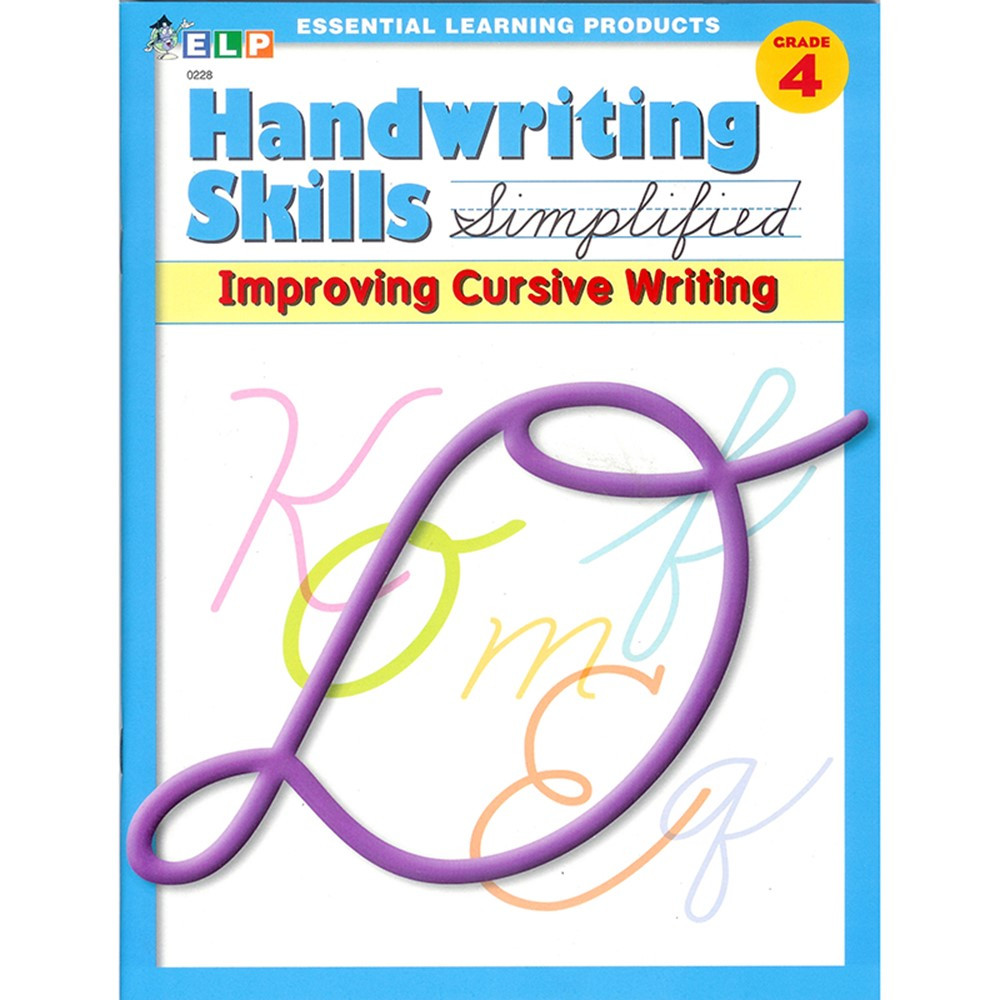 ELP0228 - Handwriting Skills Simplified Improving Cursive in Handwriting Skills