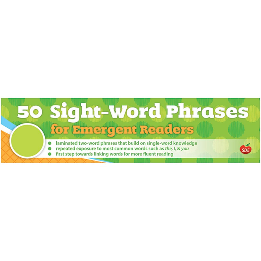 ELP133026 - 50 Sight Word Phrases For Emergent Readers in General