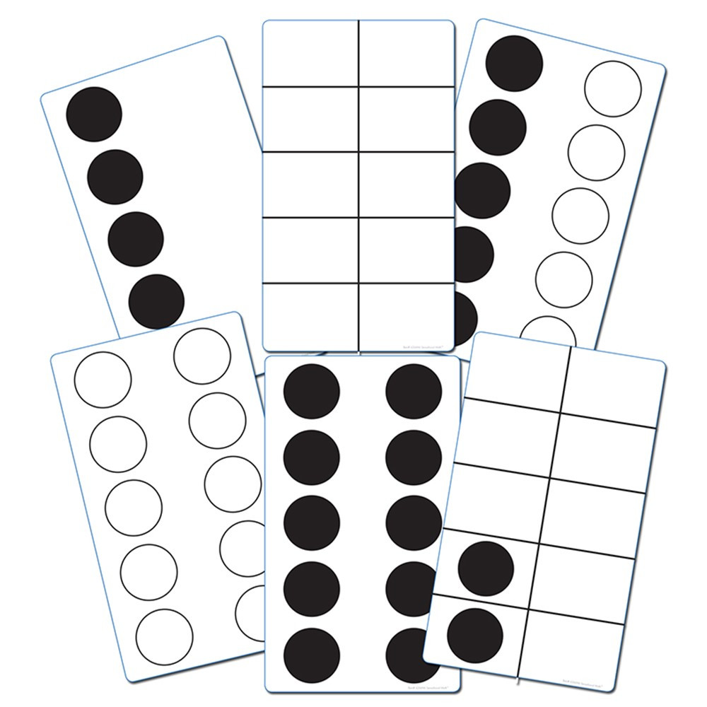 ELP626646 - Ten Frame Activity Cards in Flash Cards