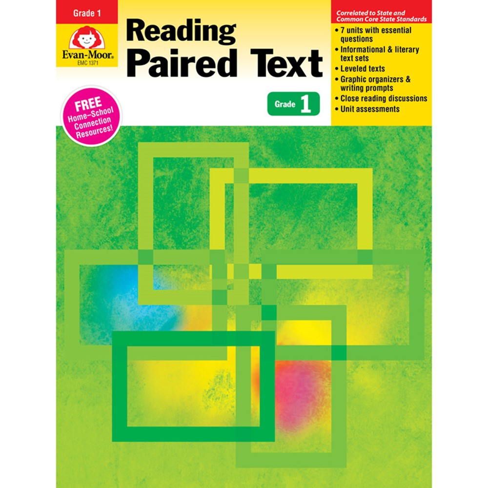 EMC1371 - Gr 1 Reading Paired Text Lessons For Common Core Mastery in Reading Skills