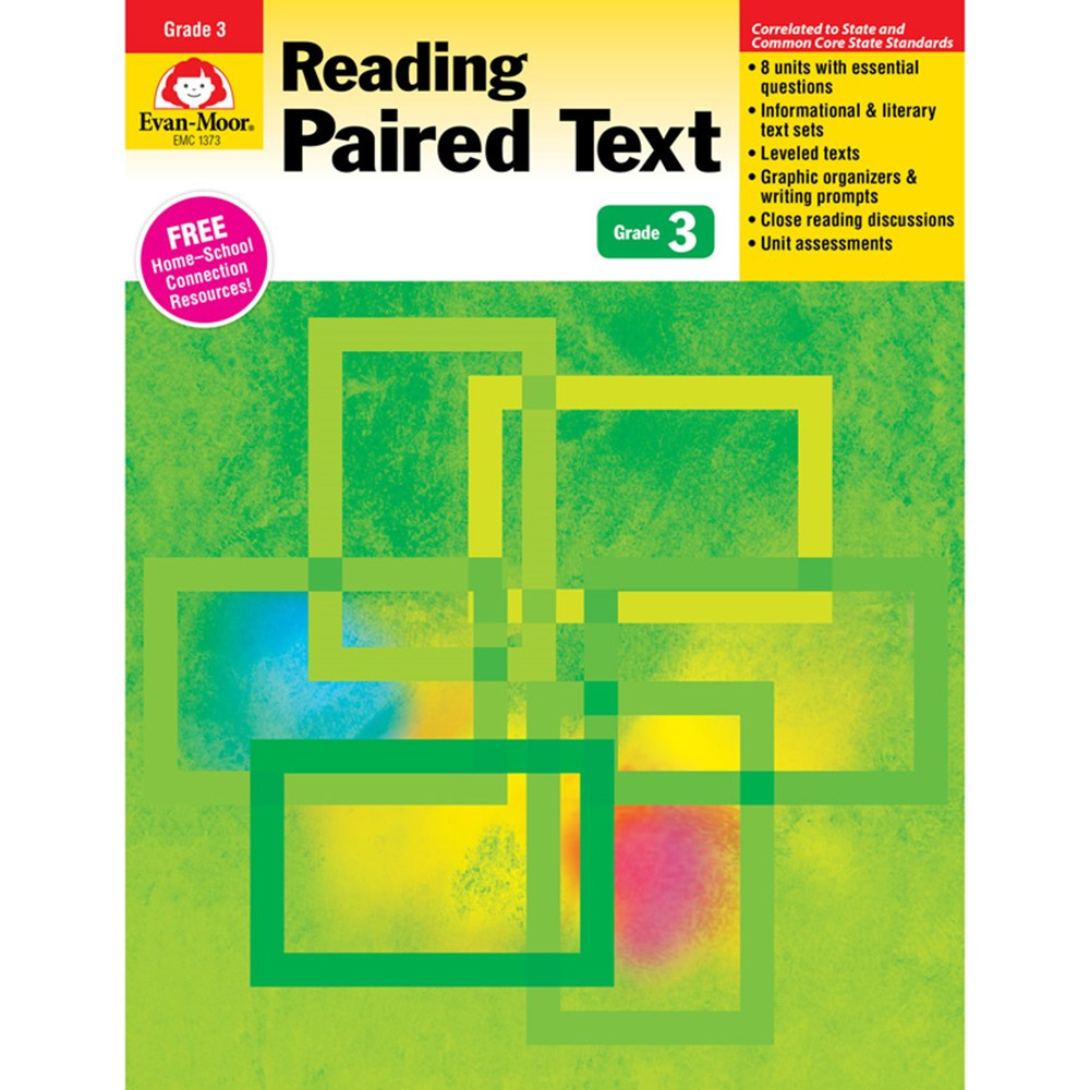 EMC1373 - Gr 3 Reading Paired Text Lessons For Common Core Mastery in Reading Skills