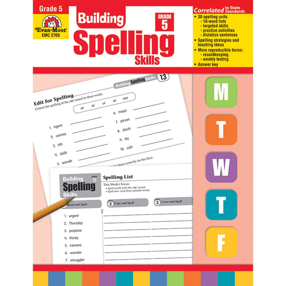EMC2709 - Building Spelling Skills Gr 5 in Spelling Skills