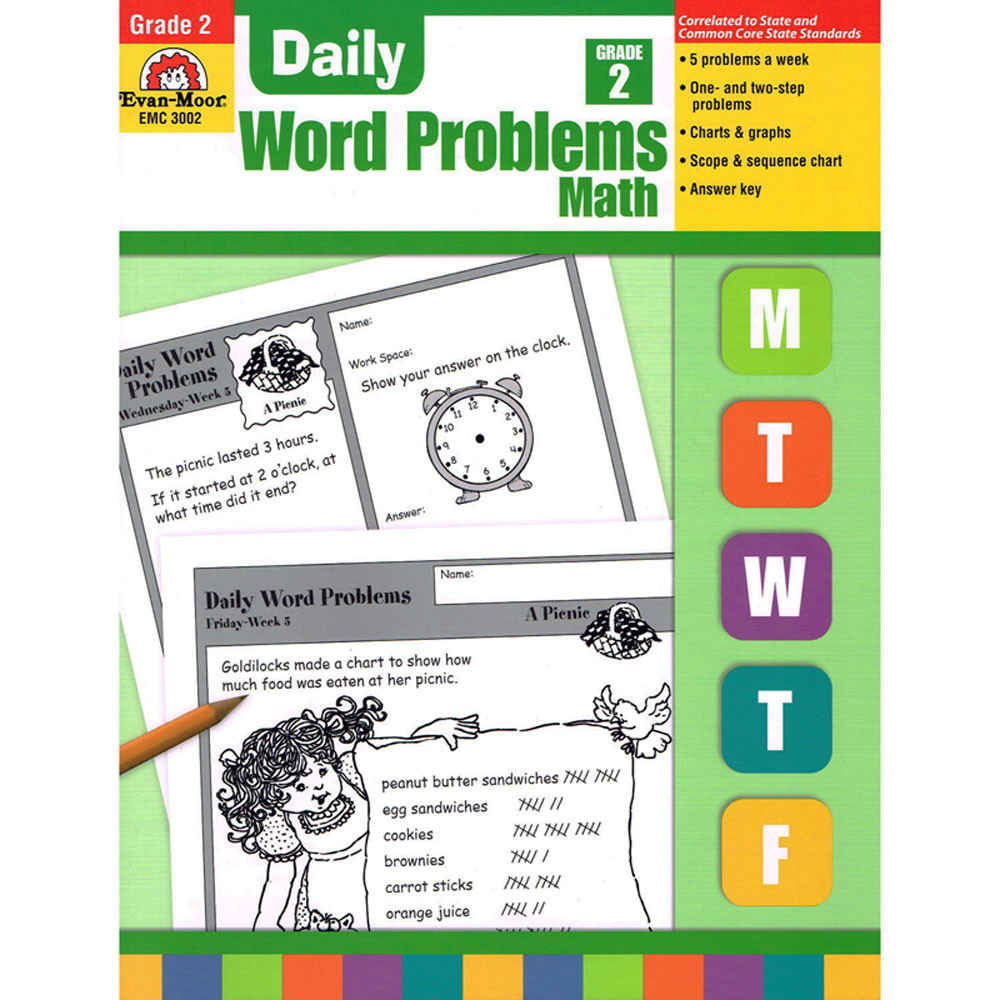 EMC3002 - Daily Word Problems Gr 2 in Word Skills