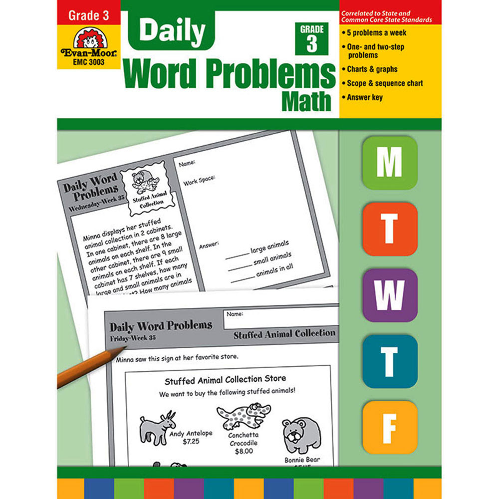 EMC3003 - Daily Word Problems Gr 3 in Word Skills