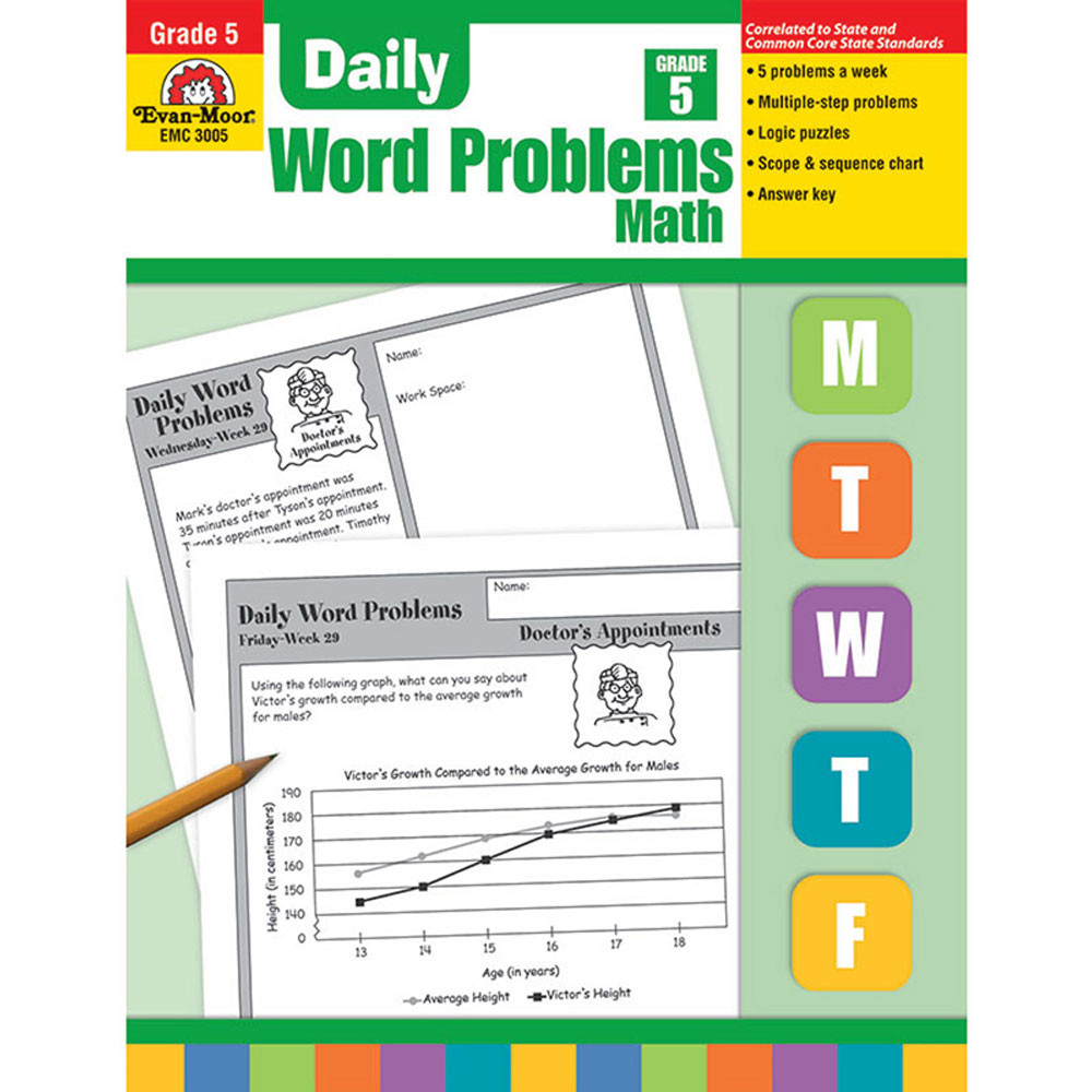 EMC3005 - Daily Word Problems Gr 5 in Word Skills