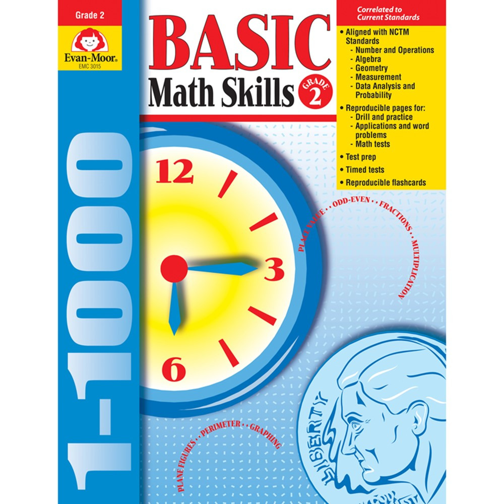 EMC3015 - Basic Math Skills Gr 2 in Activity Books
